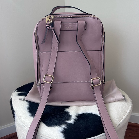 Calpak Travel Backpack in Dusty Pink - Picture 3 of 8